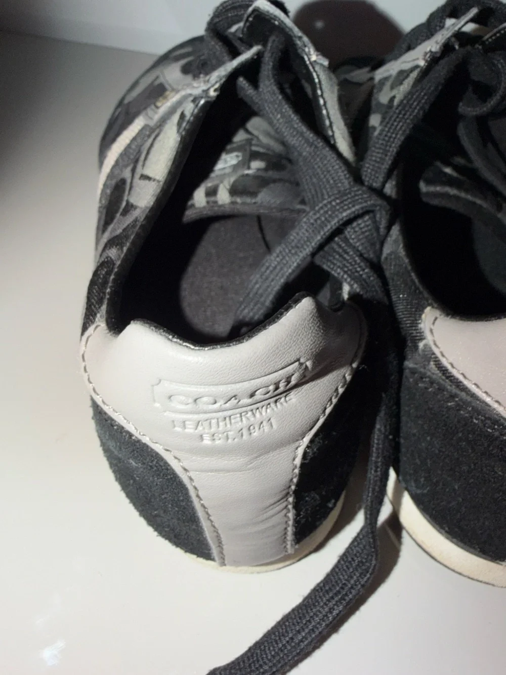 Coach Kinsley Shoes Black & Grey